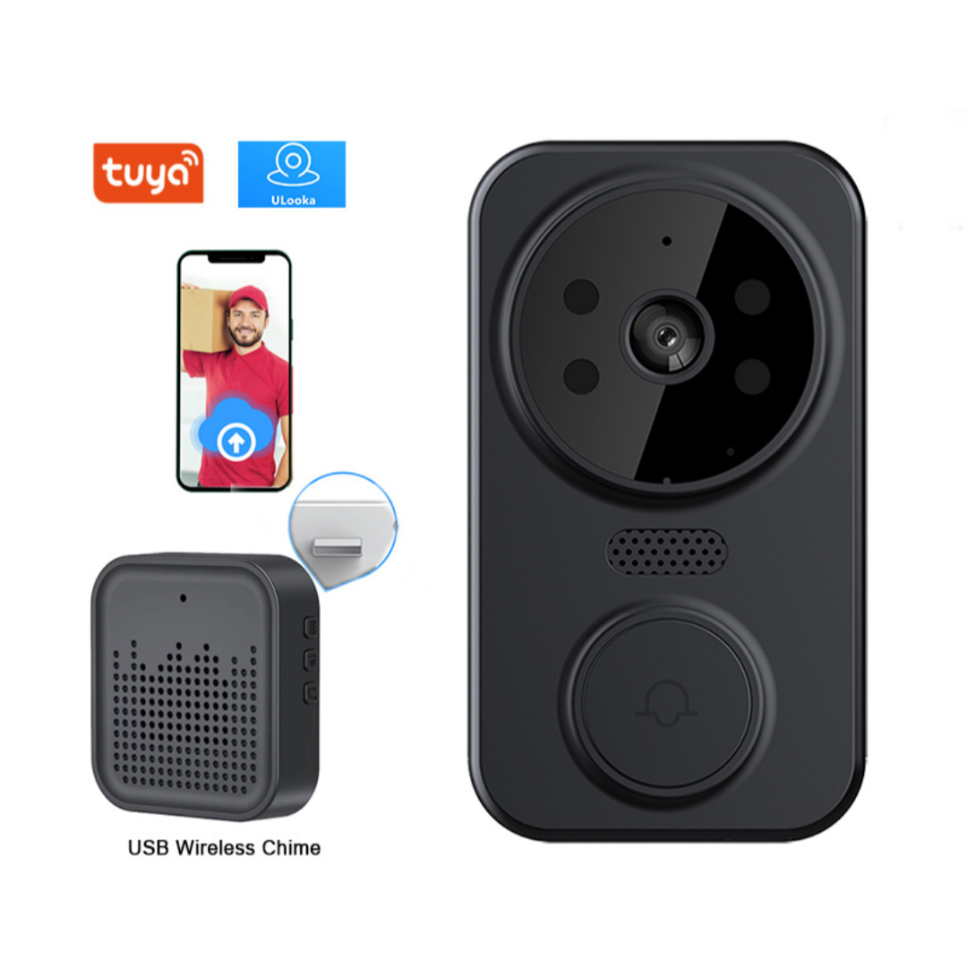 Wireless Smart HD Video Camera DoorBell ulooka App video Security Intercom