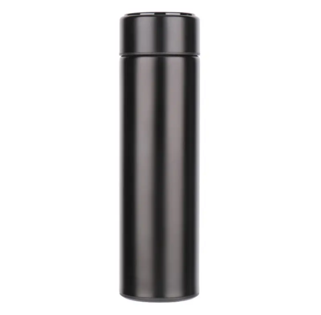 Smart Thermos Bottle with LED Temperature Display, BPA-Free, Insulated Hot/Cold