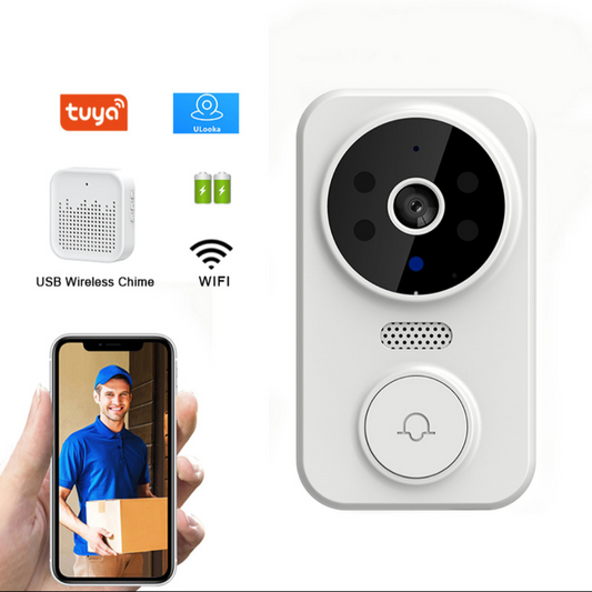 Wireless Smart HD Video Camera DoorBell ulooka App video Security Intercom